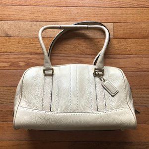 Authentic creme/beige Coach satchel purse- New without tags condition!